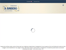Tablet Screenshot of barberodavide.it